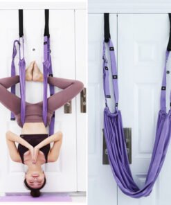 Fitness Hip Stretch Yoga Belt Inverted Rope Pull Stretch Belt Split Lower Waist Trainer
