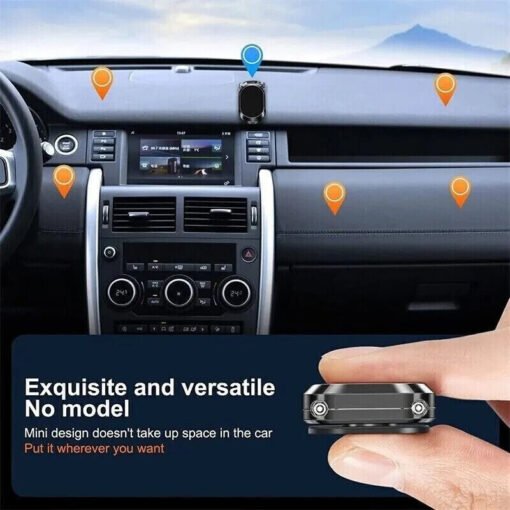 Magnetic Phone Holder For Car, Dashboard Car Phone Holder Mount Magnetic Stainless Steel Car Phone Holder - Dashboard Mount, Water-resistant, Rotatable - Hình ảnh 4