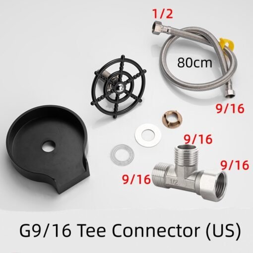 Bar Counter Cup Washer Sink High-pressure Spray Automatic Faucet Coffee Pitcher Wash Cup Tool Kitchen - Larawan 10