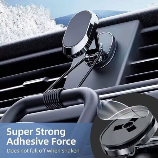 Magnetic Phone Holder For Car, Dashboard Car Phone Holder Mount Magnetic Stainless Steel Car Phone Holder - Dashboard Mount, Water-resistant, Rotatable - Hình ảnh 6