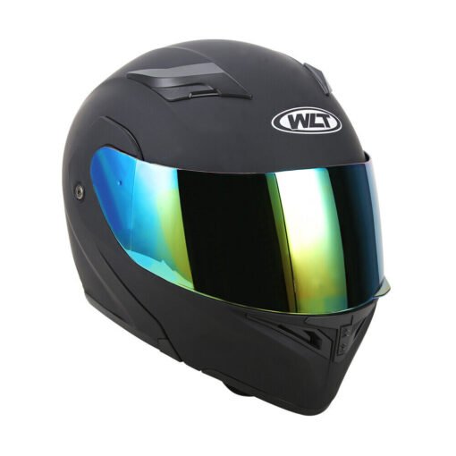 Full Face Dual Visor Flip Moto Helmet Modular Motorcycle Helmet Color Lens New - Imagen 3