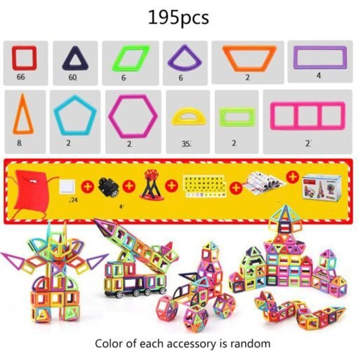 Magnetic building block toys - Larawan 9
