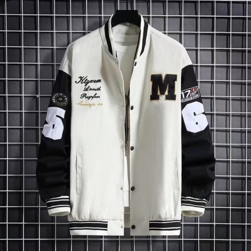 Junior High School Student Baseball Jacket Loose Hong Kong Style - 图片 7