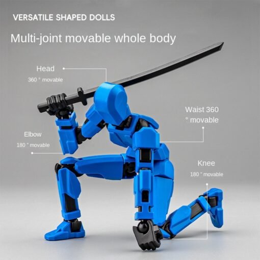 3D Printed Joint Puppet Assembled Toy With Movable Joints - Larawan 3