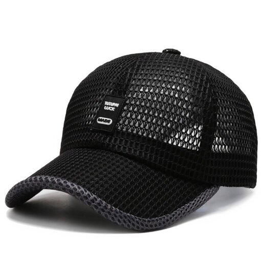 Big Eaves Summer Men's Outdoor Sunshade Sports Quick-drying Breathable Baseball Cap - 图片 5