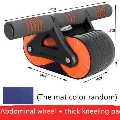 Double Wheel Abdominal Exerciser Women Men Automatic Rebound Ab Wheel Roller Waist Trainer Gym Sports Home Exercise Devices - 图片 3