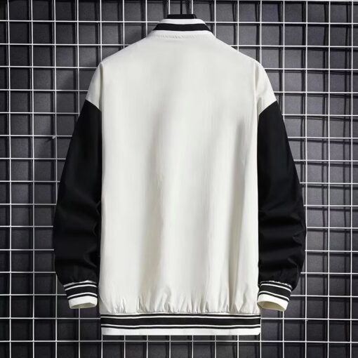 Junior High School Student Baseball Jacket Loose Hong Kong Style - 图片 4