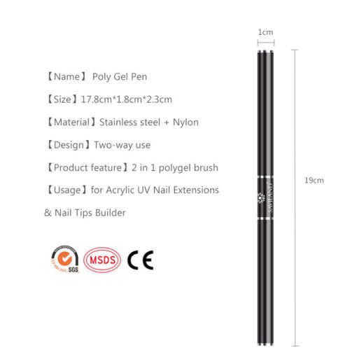 Manicure Double Head Phototherapy Brush Set – Bild 2