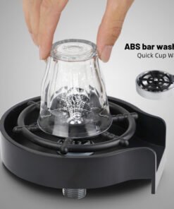 Bar Counter Cup Washer Sink High-pressure Spray Automatic Faucet Coffee Pitcher Wash Cup Tool Kitchen