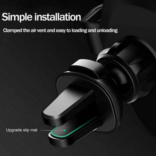 10W QI Wireless Fast Car Charger Mount Holder Stand Automatic Clamping Charging - Larawan 9