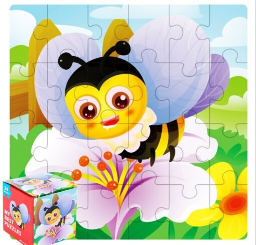 Children's poultry animal wooden puzzle - Bild 3