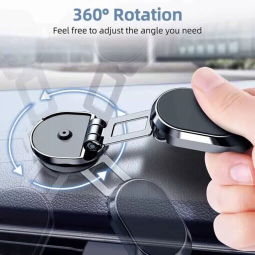 Magnetic Phone Holder For Car, Dashboard Car Phone Holder Mount Magnetic Stainless Steel Car Phone Holder - Dashboard Mount, Water-resistant, Rotatable - Hình ảnh 2