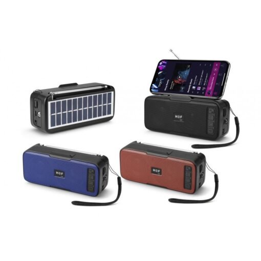 Solar Charge Energy Outdoor Light Portable Bluetooth Speaker HFU43 For Phone, Device, Music, USB - immagine 7