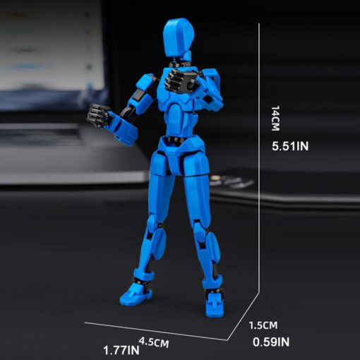 3D Printed Joint Puppet Assembled Toy With Movable Joints - Larawan 4