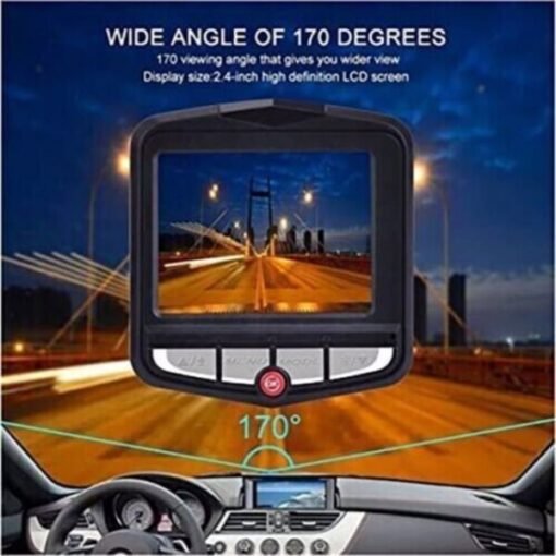 2.4 Inch Full HD 1080P Dash Cam Car DVR Front Camera Or Rear Camera Night Vision G Sensor - Image 8