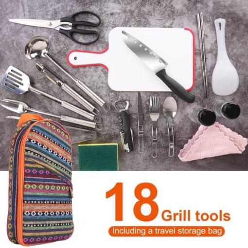 19 Camping Cookware Sets - Larawan 5