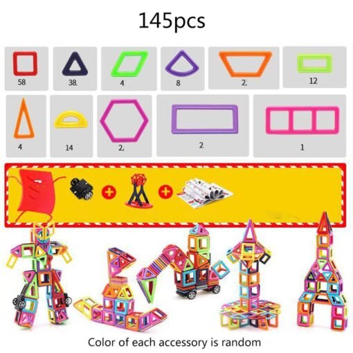 Magnetic building block toys - Larawan 8