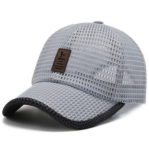 Big Eaves Summer Men's Outdoor Sunshade Sports Quick-drying Breathable Baseball Cap - 图片 4