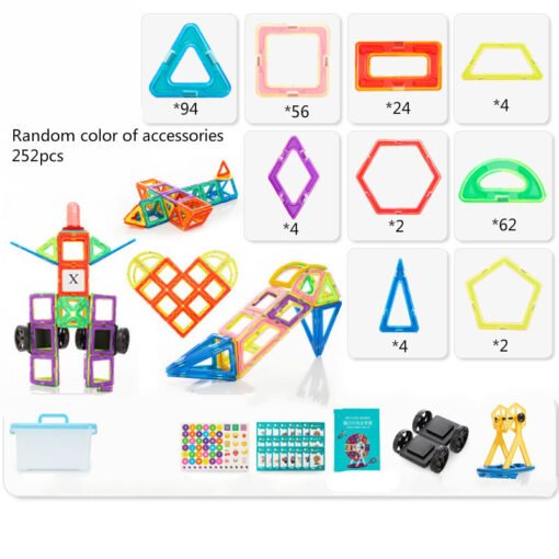 Magnetic building block toys - Larawan 6