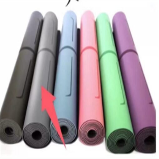Natural Rubber Non-slip Professional 5mm Thickness Yoga Mat - Image 6