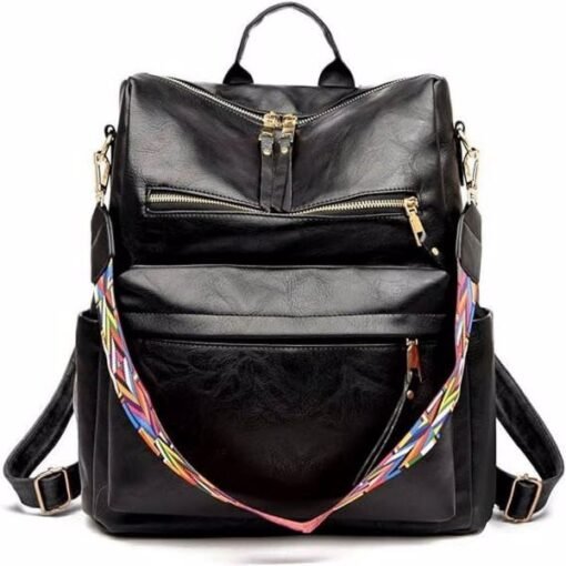 PU Leather Backpack - No Delivery On Weekends - Prohibited Sales Platforms - Temu, Walmart – Bild 6