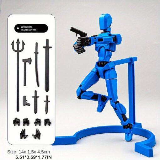 3D Printed Joint Puppet Assembled Toy With Movable Joints - Larawan 8