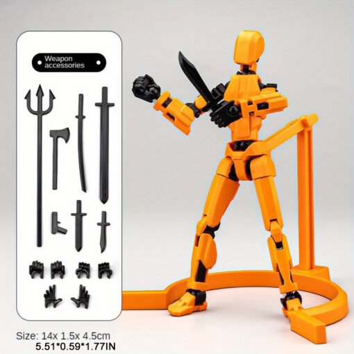 3D Printed Joint Puppet Assembled Toy With Movable Joints - Larawan 10