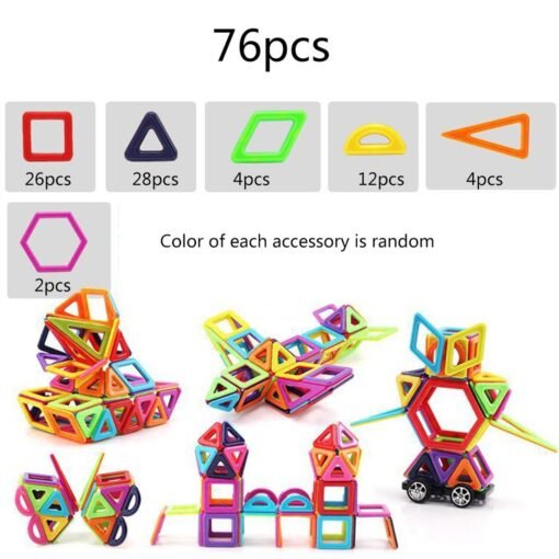 Magnetic building block toys - Larawan 10