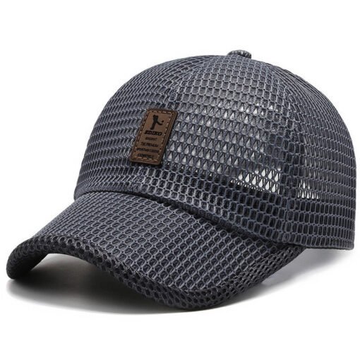 Big Eaves Summer Men's Outdoor Sunshade Sports Quick-drying Breathable Baseball Cap - 图片 7