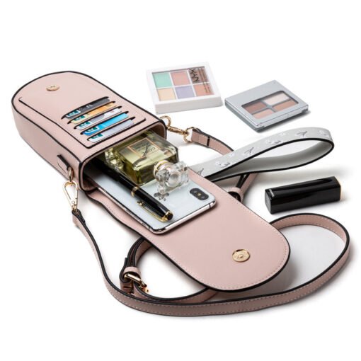 Mobile Phone Bag Korean Version PU Multifunctional Handbag - Bild 3
