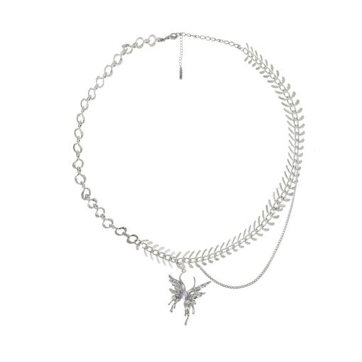 Advanced Biochemical Butterfly Necklace Female Liquid Metal Wind Clavicle Chain - Image 4