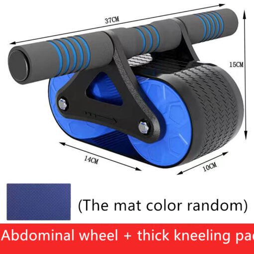 Double Wheel Abdominal Exerciser Women Men Automatic Rebound Ab Wheel Roller Waist Trainer Gym Sports Home Exercise Devices - 图片 9