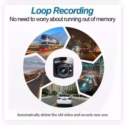2.4 Inch Full HD 1080P Dash Cam Car DVR Front Camera Or Rear Camera Night Vision G Sensor - Image 2