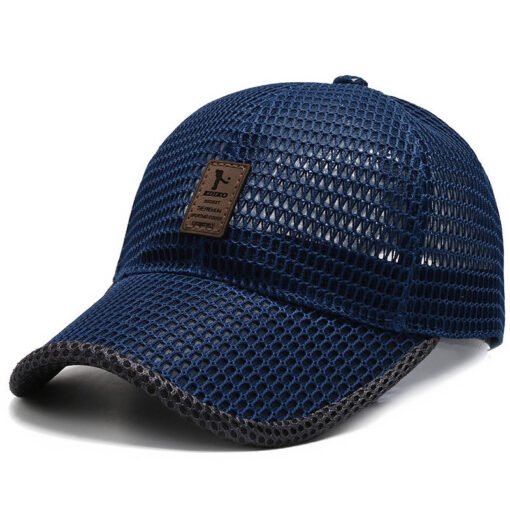Big Eaves Summer Men's Outdoor Sunshade Sports Quick-drying Breathable Baseball Cap - 图片 6