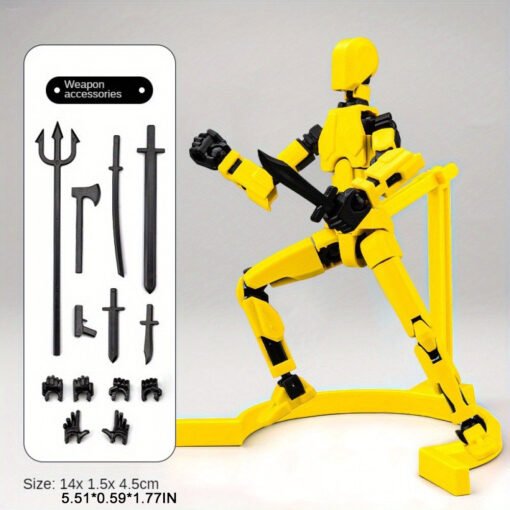 3D Printed Joint Puppet Assembled Toy With Movable Joints - Larawan 7