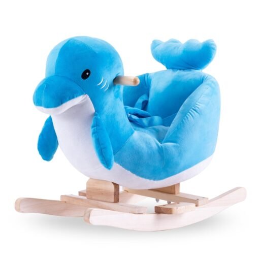 Rocking Horse Toy Ride-On Rocker Plush for Kids Stuffed Animal Rocker Toy Child Rocking Toy - Image 6