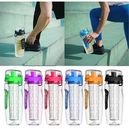 1000ml Water Fruit Bottle BPA Free Plastic Sport Fruit Infuser Water Bottles With Infuser Juice Shaker Drink Bottle Of Water - Larawan 10