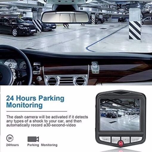 2.4 Inch Full HD 1080P Dash Cam Car DVR Front Camera Or Rear Camera Night Vision G Sensor - Image 4