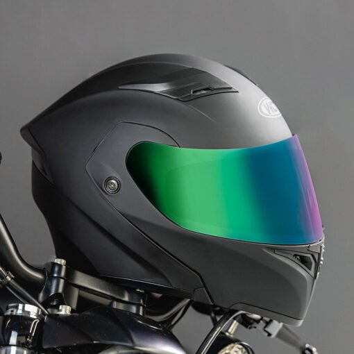 Full Face Dual Visor Flip Moto Helmet Modular Motorcycle Helmet Color Lens New - Imagen 8
