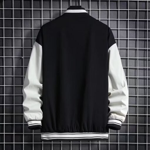 Junior High School Student Baseball Jacket Loose Hong Kong Style - 图片 2