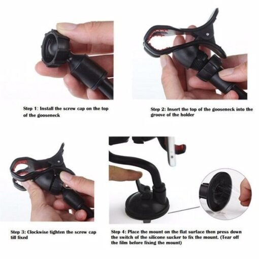Universal Double Clamp Hose Bracket With Adhesive, Not Shipped On Weekends - Hình ảnh 4