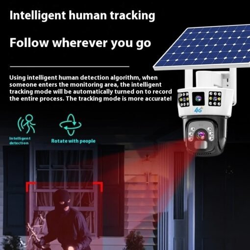 Solar Binocular Three-screen Surveillance Camera - Imagen 3