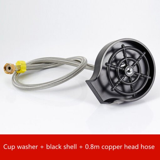 Bar Counter Cup Washer Sink High-pressure Spray Automatic Faucet Coffee Pitcher Wash Cup Tool Kitchen - Larawan 8