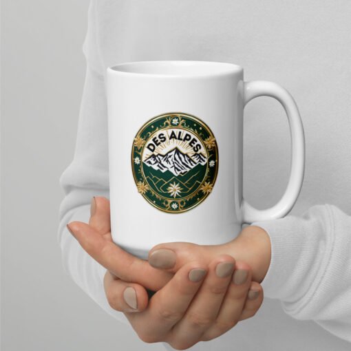 White glossy mug-15 oz