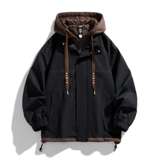 Men's Casual Popular Color Blocked High-end Baseball Uniform - Larawan 3