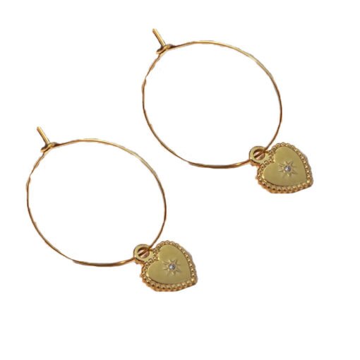 Fashion Retro Stainless Steel Earrings Niche Love - Bild 5