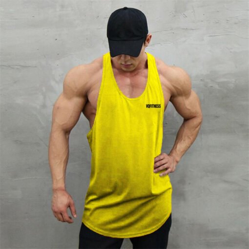 Sports Vest Men's Basketball Sleeveless T-shirt Summer Workout Loose Top Training Basketball Clothes Quick-drying Top - Bild 10