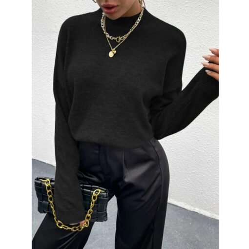 Women's Loose Pullover Knitwear Sweater - Imagen 3
