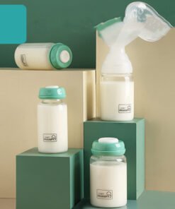 Breast milk storage bottle glass milk bottle