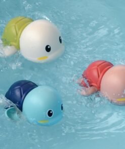 Clockwork, swimming, baby turtle